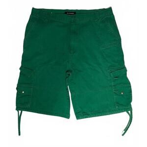 Vintage Green Cargo Shorts